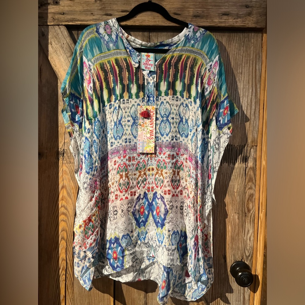 Silk Johnny Was blouse